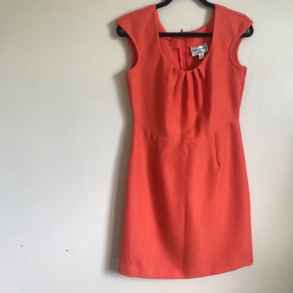 Orange Tweed Karin Stevens Dress